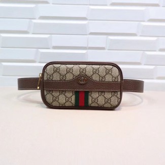구찌 신상 슈프림 스몰 벨트 백 519308 브라운