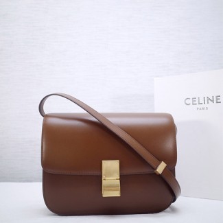 셀린느 클래식 박스백 미듐 164173 브라운