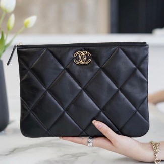 [팬더샵} 샤넬 19 클러치 미듐 AP0951 블랙