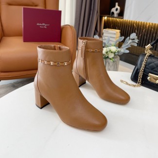 페레가모 앵글부츠 F38111 카멜