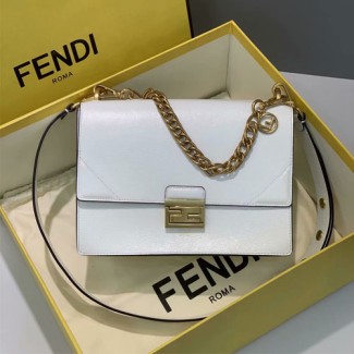 펜디 캔유 미듐 숄더백 8BT313 화이트