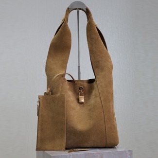 생로랑 가죽 숄더백 773686 스웨이드