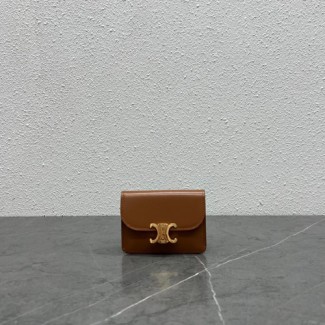 셀린느 트리오페 카드 지갑 60039 카멜