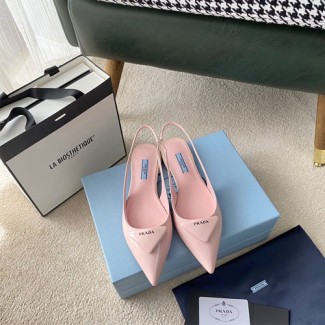 프라다 여성용 샌들 F0801 유광 핑크