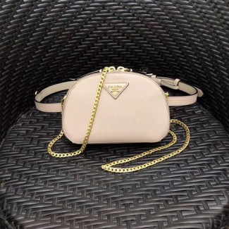 프라다 사피아노 벨트 크로스백 1BL023 베이지