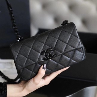 샤넬 스몰 플랩 백 AS2302 블랙