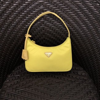 프라다 나일론 미니 호보백 1NE515 옐로우