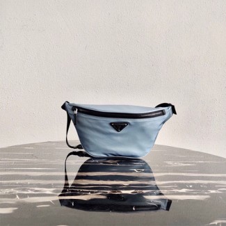 프라다 나일론  벨트백 2VL033 하늘색