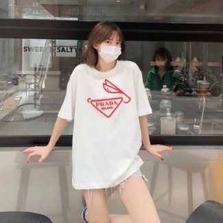 프라다 남여공용 반팔 3A509 화이트