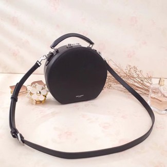 입생로랑 미카 해트박스 숄더백 516858 블랙