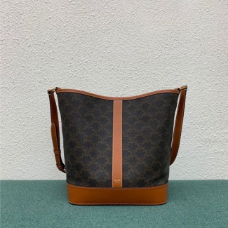 셀린느 트라이엄프 버킷백 미디엄 191132 브라운