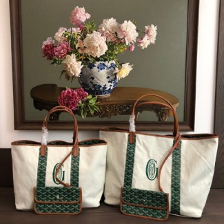 고야드 생 루이백 MM/GM 4757630 양면용 그린