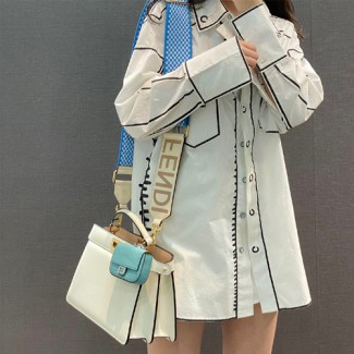 펜디 피카부 I SEE U EAST-WEST 8BN323 베이지