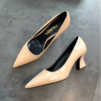 프라다 신상 펌프스 F0743-2 베이지