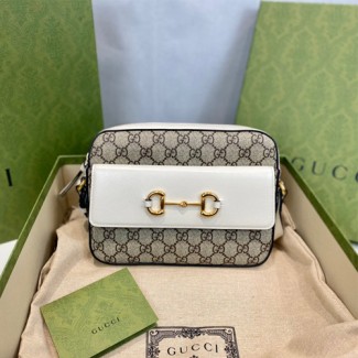 구찌 홀스빗 1955 스몰 숄더백 645454 화이트