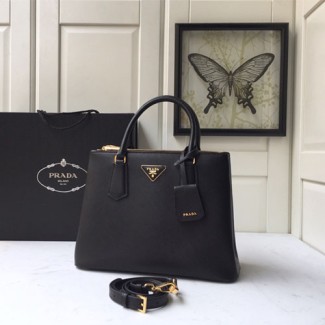 프라다 사피아노 갤러리아 토트백 1BA232 블랙