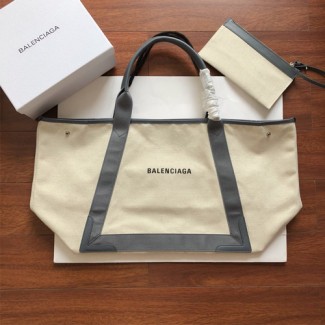 발렌시아가 스트라이프 캔버스 카바스 라지 10945