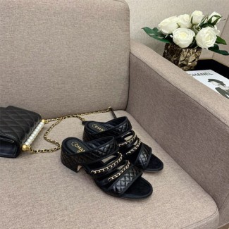 샤넬 여성용 신상 슬리퍼 G34253 블랙