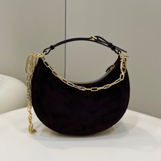 펜디 그라피 스몰 숄더백 8BR798 다크브라운