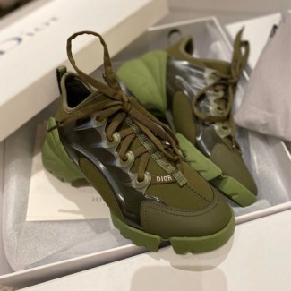 디올 네오프렌 D-CONNECT 스니커즈 KCK222 그린