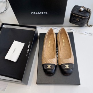 샤넬 신상 플랫 G34349 베이지