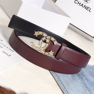 샤넬  신상  벨트 CBT-5615 버건디
