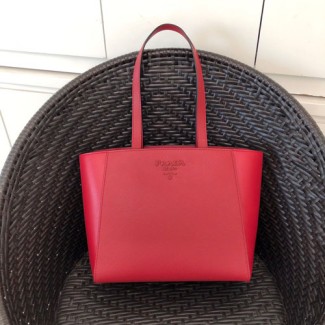 프라다 사피아노 쇼퍼백 1BH288 레드