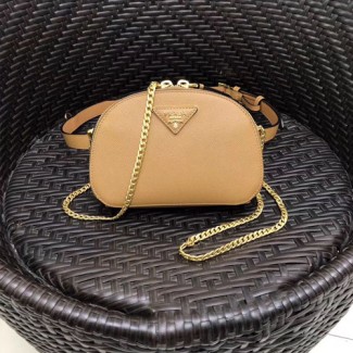 프라다 사피아노 벨트 크로스백 1BL023 브라운