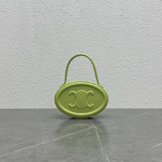 셀린느 퀴르 트리오페 탑핸들백 198613 그린