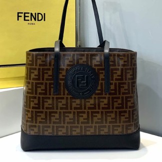 펜디 쇼핑 로고 토트백 8BH348 블랙