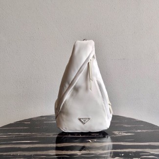 프라다 나일론 레더 백팩 2VZ092 화이트