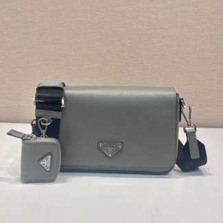 프라다 남성용 메신저백 2VD059 그레이