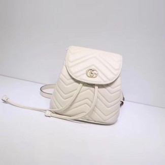 구찌 마틀라세 스몰 백팩 528129 화이트