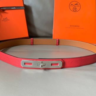 에르메스 신상  벨트 XTY184  레드 은장