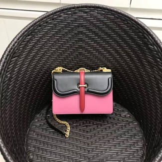 프라다 벨레 숄더백 1BD188 핑크&블랙