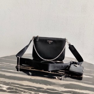 프라다 테수토 멀티 스트랩 호보백  2VH113 블랙