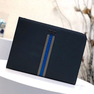 프라다 사피아노 신상 클러치백 2VN003 네이비