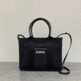 발렌시아가 하드웨어 스몰 스트랩 토트 백 6714022 블랙