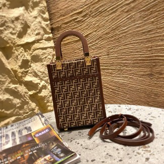 펜디 미니 선샤인 쇼퍼 FD8397 브라운