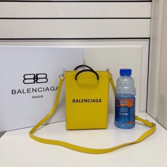 발렌시아가 쇼핑 토트백 XXS 5551400 옐로우