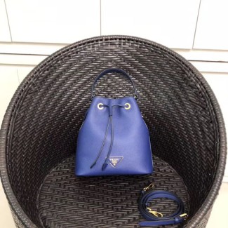 프라다 사피아노 버킷백 1BE032 블루