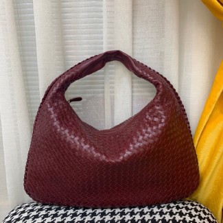 보테가 인트레치아토 위빙 숄더백 572696 버건디