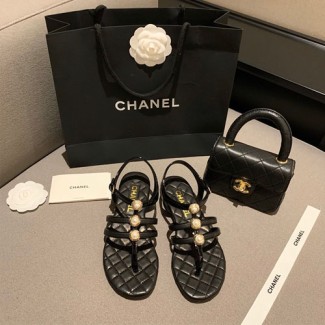 샤넬 20s/s 신상 샌들 G34134 블랙