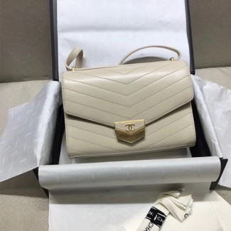 샤넬 신상 미듐 플랩백 A57491 아이보리