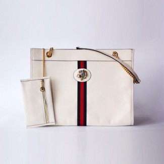 구찌 라자 라지 토트백 537219 화이트