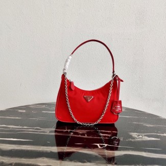 프라다  나일론 호보백  1NE204 레드