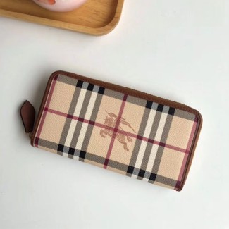 버버리 신상 지퍼 장지갑 40696824 브라운