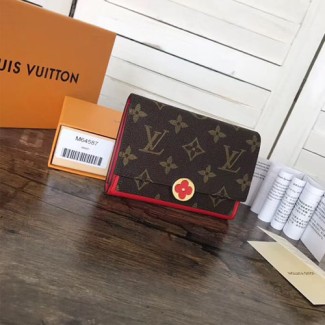 루이비통 플로르 컴팩트 월릿 M64587 레드