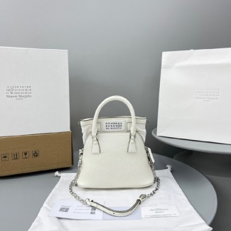 마르지엘라 5AC 백 미니 MM3391 화이트