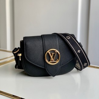 루이비통 LV 퐁 뇌프 소프트 PM M58727 블랙